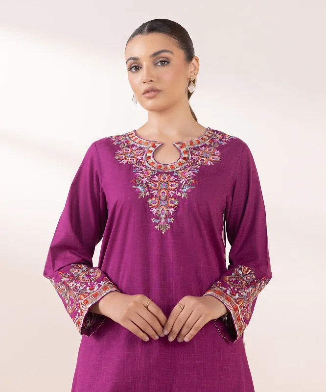 Embroidered Cotton Shirt