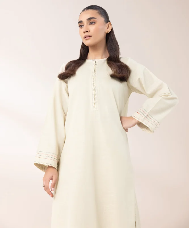 Solid Light Khaddar Shirt