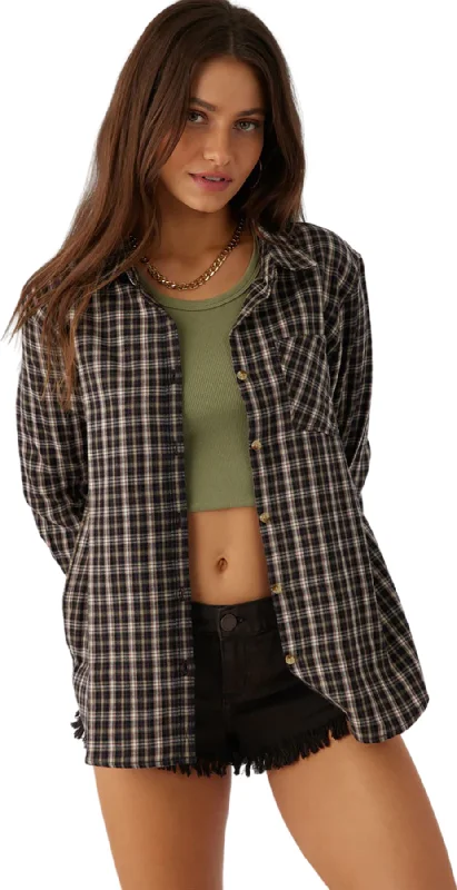 Logan Flannel Relaxed Fit Shirt - Women's|-|Chemise en flanelle de coupe décontractée Logan - Femme