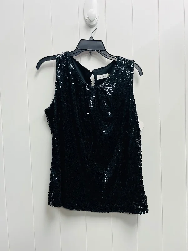 Top Sleeveless By Calvin Klein In Black, Size: Xl