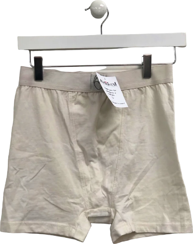 Nasty Gal Beige Boxer Shorts UK 8