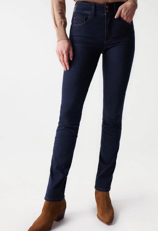 SECRET PUSH IN SLIM JEANS IN DENIM