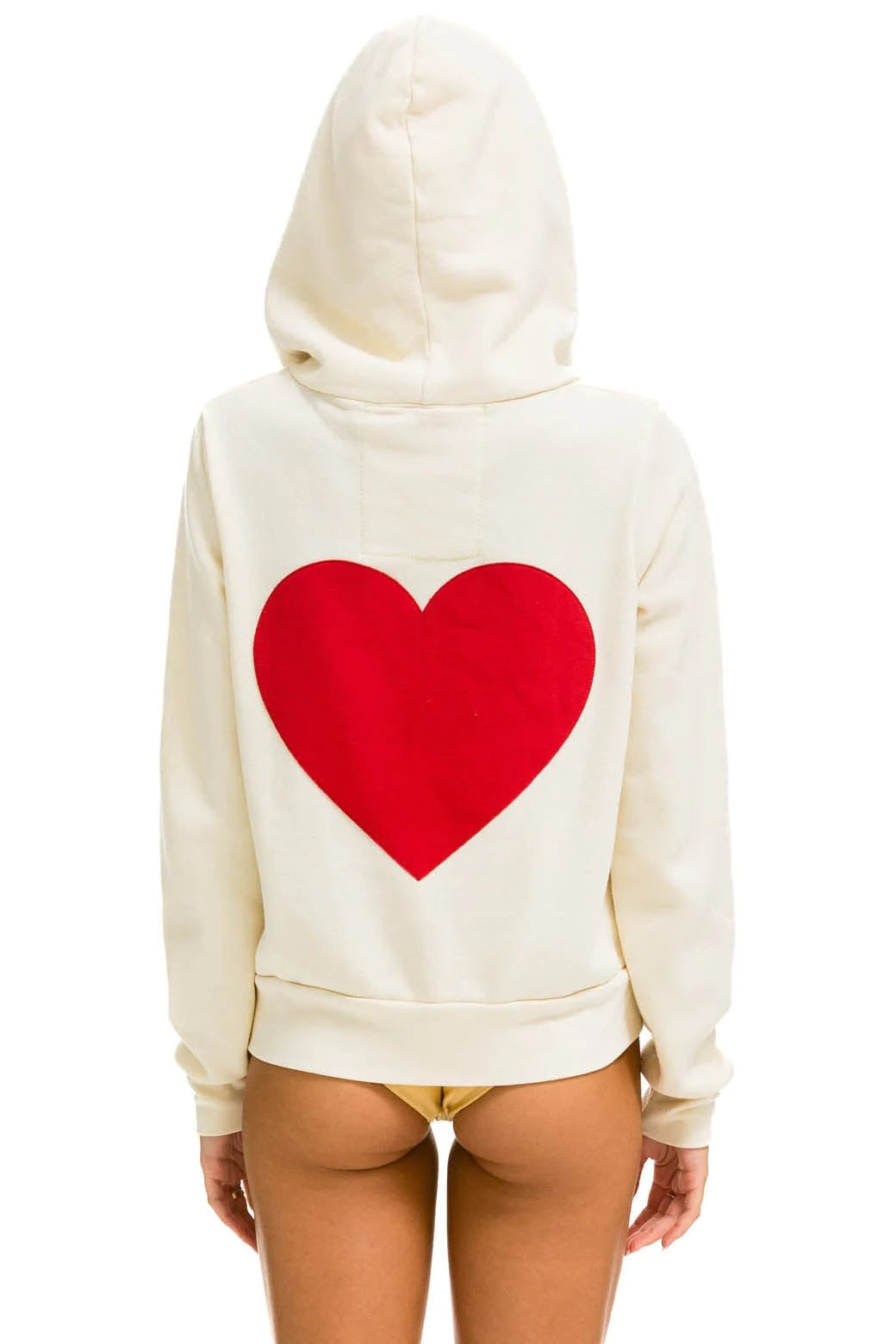 Heart Stitch Zip Hoodie