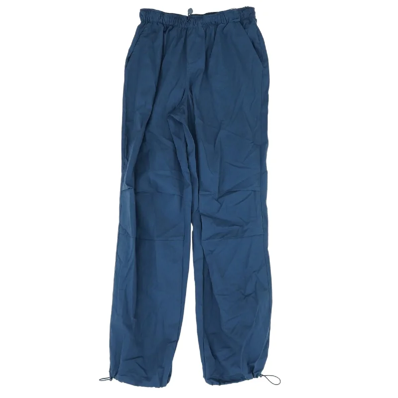 Blue Solid Joggers Pants