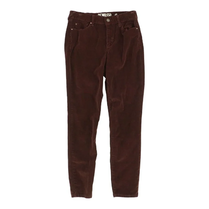 Maroon Solid Pants