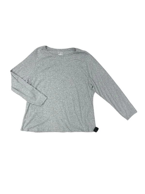 Top Long Sleeve By Lane Bryant In Grey, Size: 22