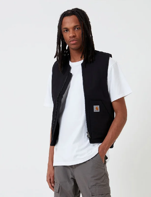 Carhartt-WIP Vest (Lined) - Black Rigid