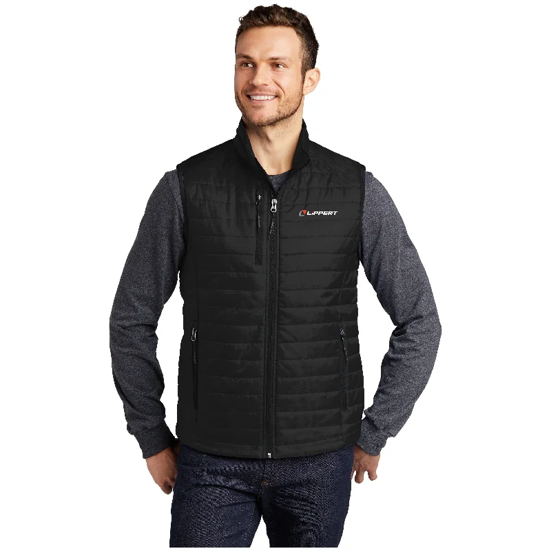 Vest - Packable Puffy Vest - Black