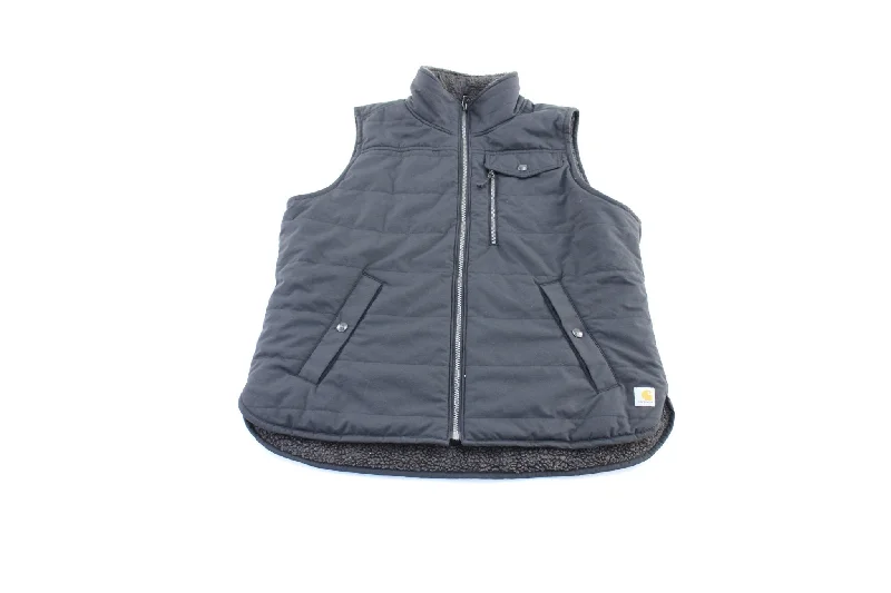 Women's Carhartt Logo Patch Reversible Zip Up Vest