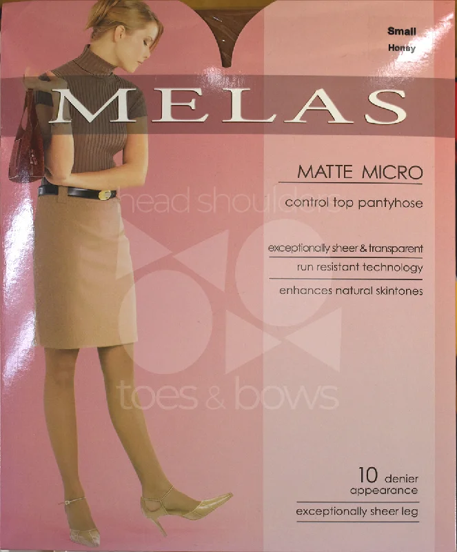 Melas Micromatte 10 Denier Stockings - Nude AS-617