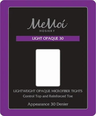 Memoi Light Opaque 30 Denier Tights MS-630